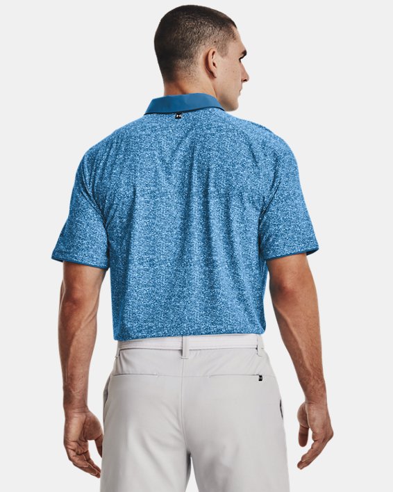 Polo UA Iso-Chill para hombre, Blue, pdpMainDesktop image number 1